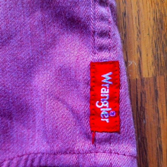 Wrangler Shirt Men's L Red Button Relaxed All Day Comfort Epic Soft Western - Picture 8 of 10